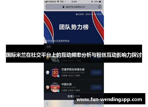国际米兰在社交平台上的互动频率分析与粉丝互动影响力探讨