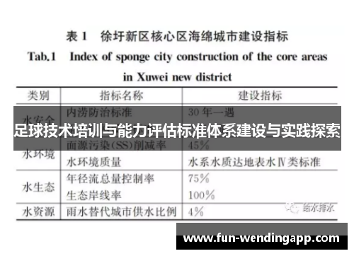 足球技术培训与能力评估标准体系建设与实践探索