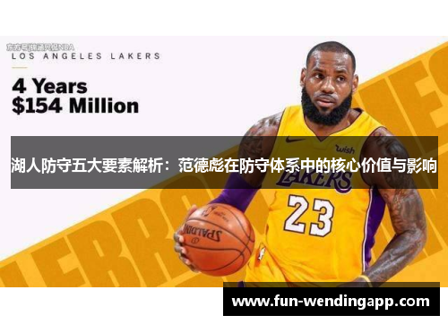 湖人防守五大要素解析：范德彪在防守体系中的核心价值与影响